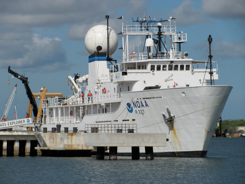 The Okeanos Explorer. Image: NOAA Office of Ocean Exploration and Research